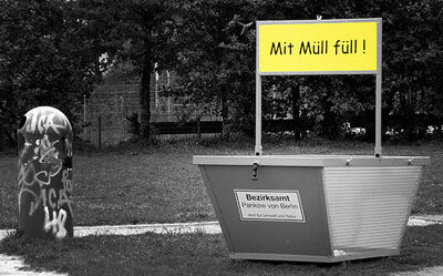 Mit Müll füll!