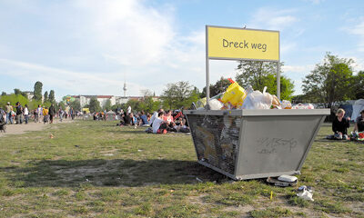 Initiative: Kein Müll im Park