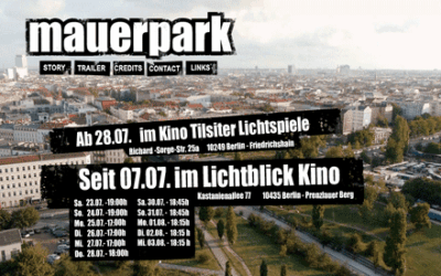 Kinostart des Dokumentarfilms “Mauerpark”