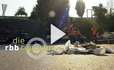 RBB-Reportage: Das Müll-Problem in Berliner Parks