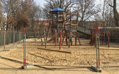 Spielplatz Falkplatz gesperrt