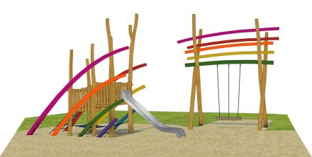 Work begins to rebuild the Rainbow playground