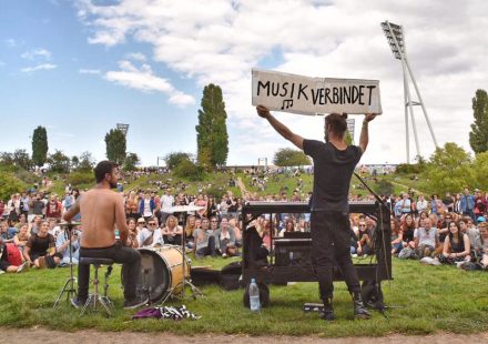 Demo am 14.10. unter dem Motto „Musik verbindet“