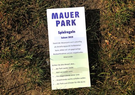 Neue Spielregeln für die Mauerpark-Saison 2019