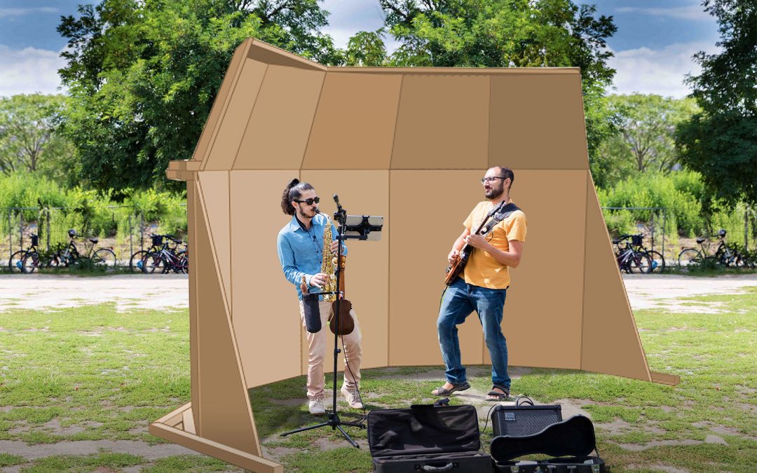 Acoustic shells: Pilot project launched in Mauerpark